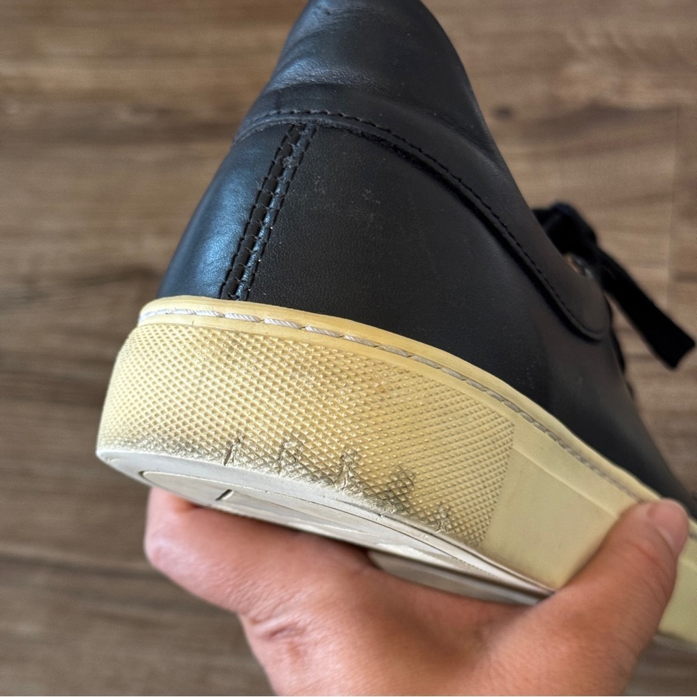 Beckett Simonon black leather sneakers size 44 US 10 - Picture 3 of 14